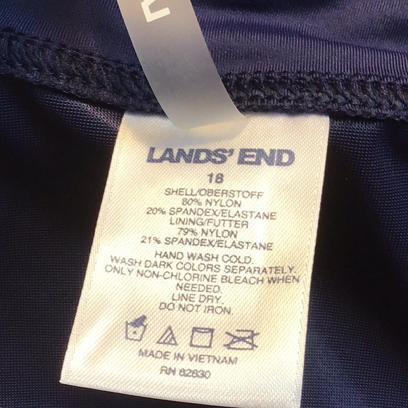 Lands End Bikini Swimsuit Bottoms - 18 NWOT - Picture 3 of 4